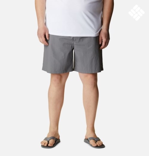 Men's Columbia PFG Backcast III Water Shorts Grey | Plus Size CA-Q045A